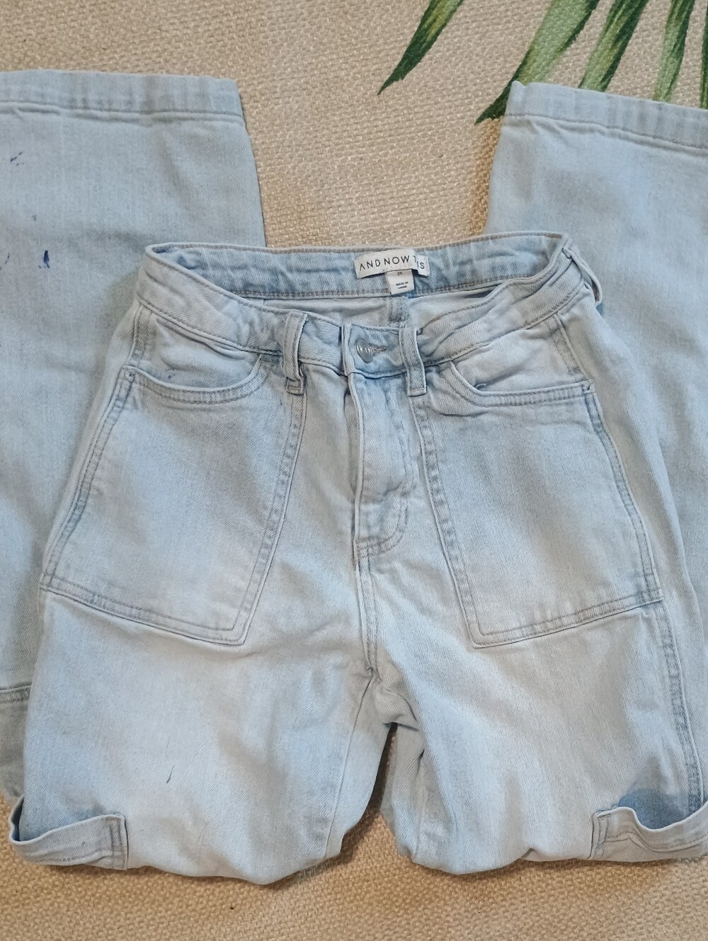 And Now This, Cargo Jeans Light Wash